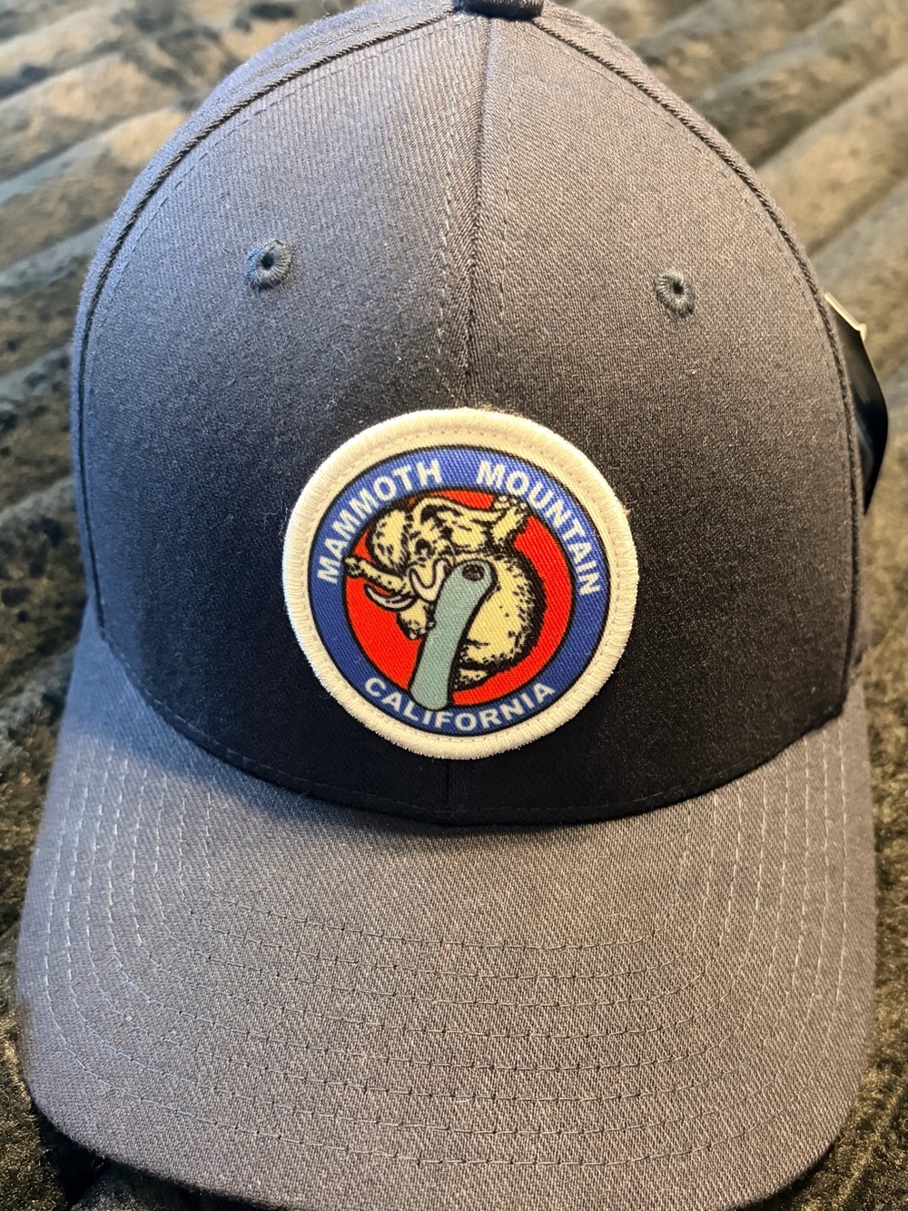 Mammoth Black Baseball Cap with Tag